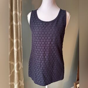 Navy LOFT eyelet tank